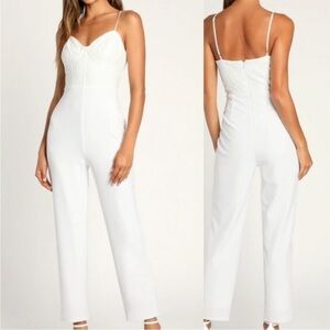 Lulu's White Jumpsuit
